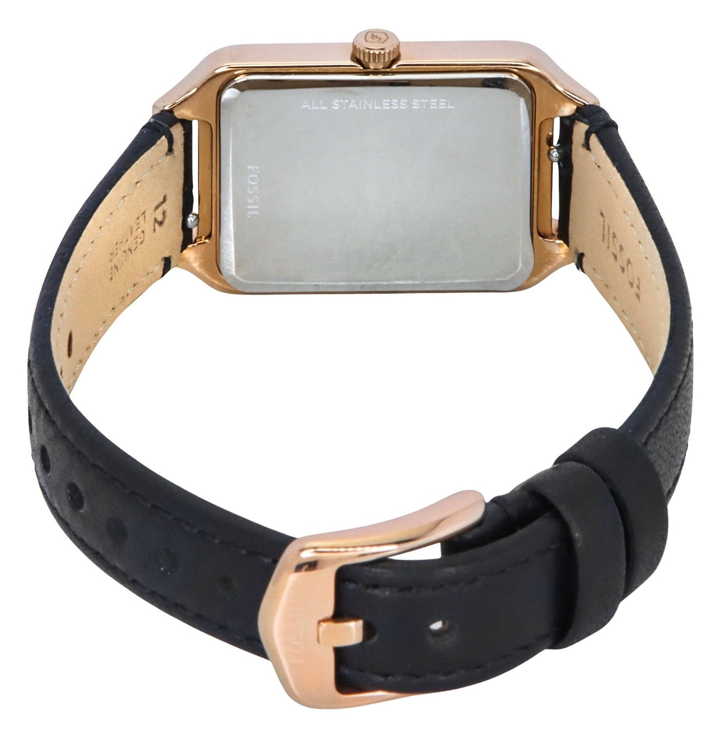 Fossil Raquel Lederarmband White Dial Quarz ES5310 Damenuhr