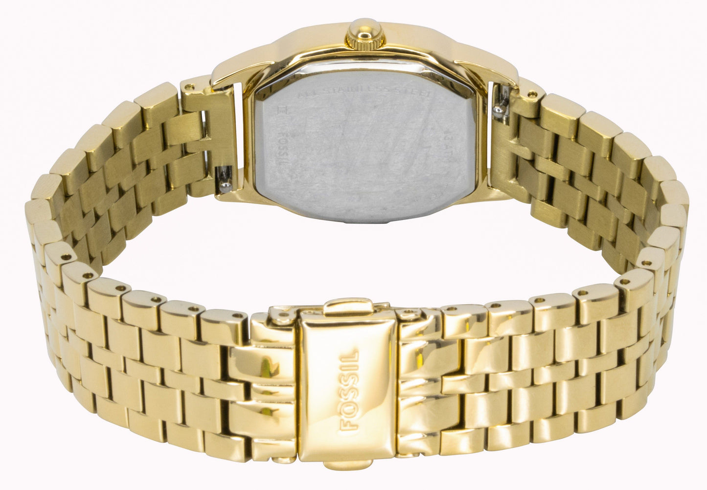 Fossil Harlow Goldfarben Edelstahl Cream Dial Quarz ES5361 Damenuhr