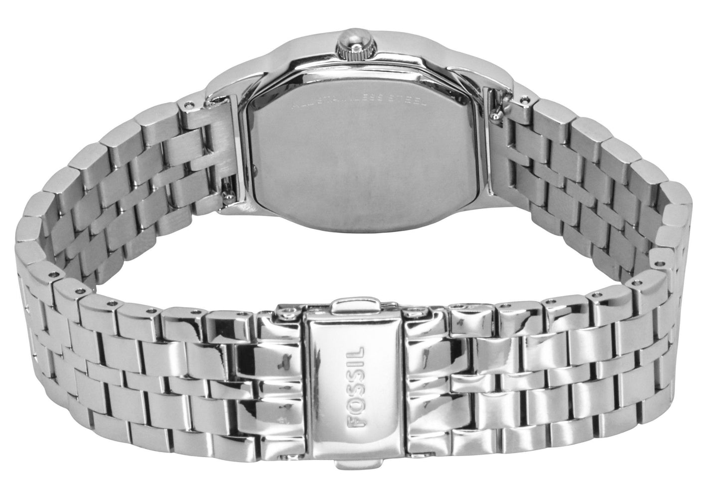 Fossil Harlow Edelstahl Cream Dial Quarz ES5363 Damenuhr