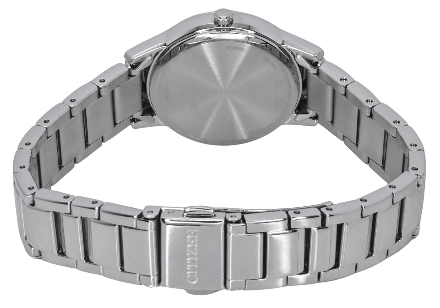 Citizen Elegance Edelstahl Light Blaues Zifferblatt Eco-Drive FE1241-71L Damenuhr