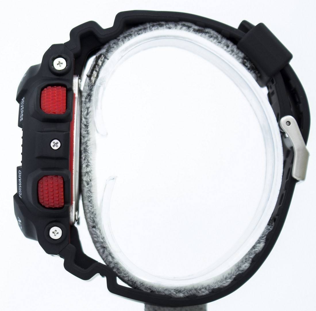 Casio G-Shock Velocity Analog Digital Schwarzes Zifferblatt Quarz GA-100-1A4 Herrenuhr