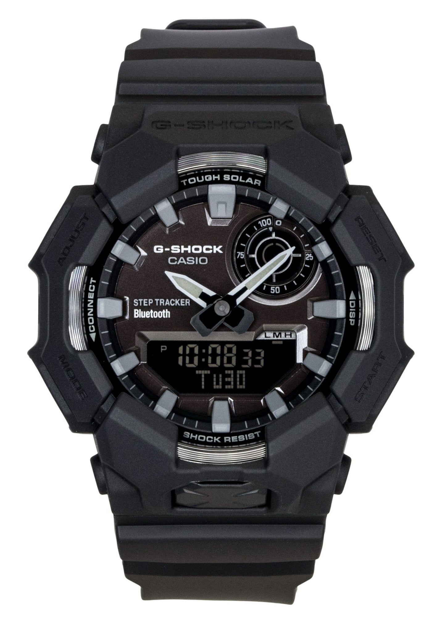 Casio G-Shock Analog Digital Smartphone Link Bio-Based Resin Schwarzes Zifferblatt Solar GA-B010-1A1 200M Herrenuhr