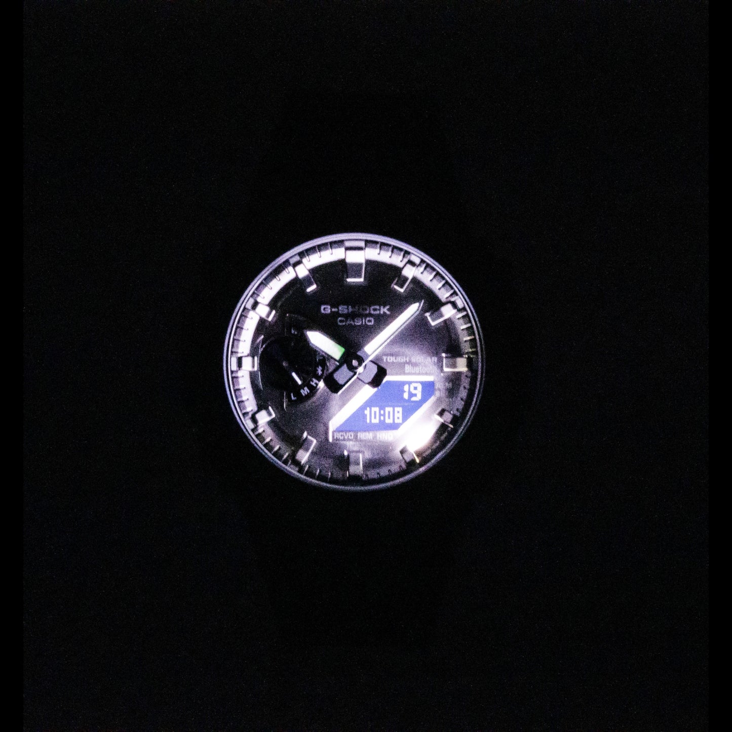 Casio G-Shock Smartphone Link Analog Digital Resin Strap Schwarzes Zifferblatt Solar GA-B2100-2A 200M Herrenuhr