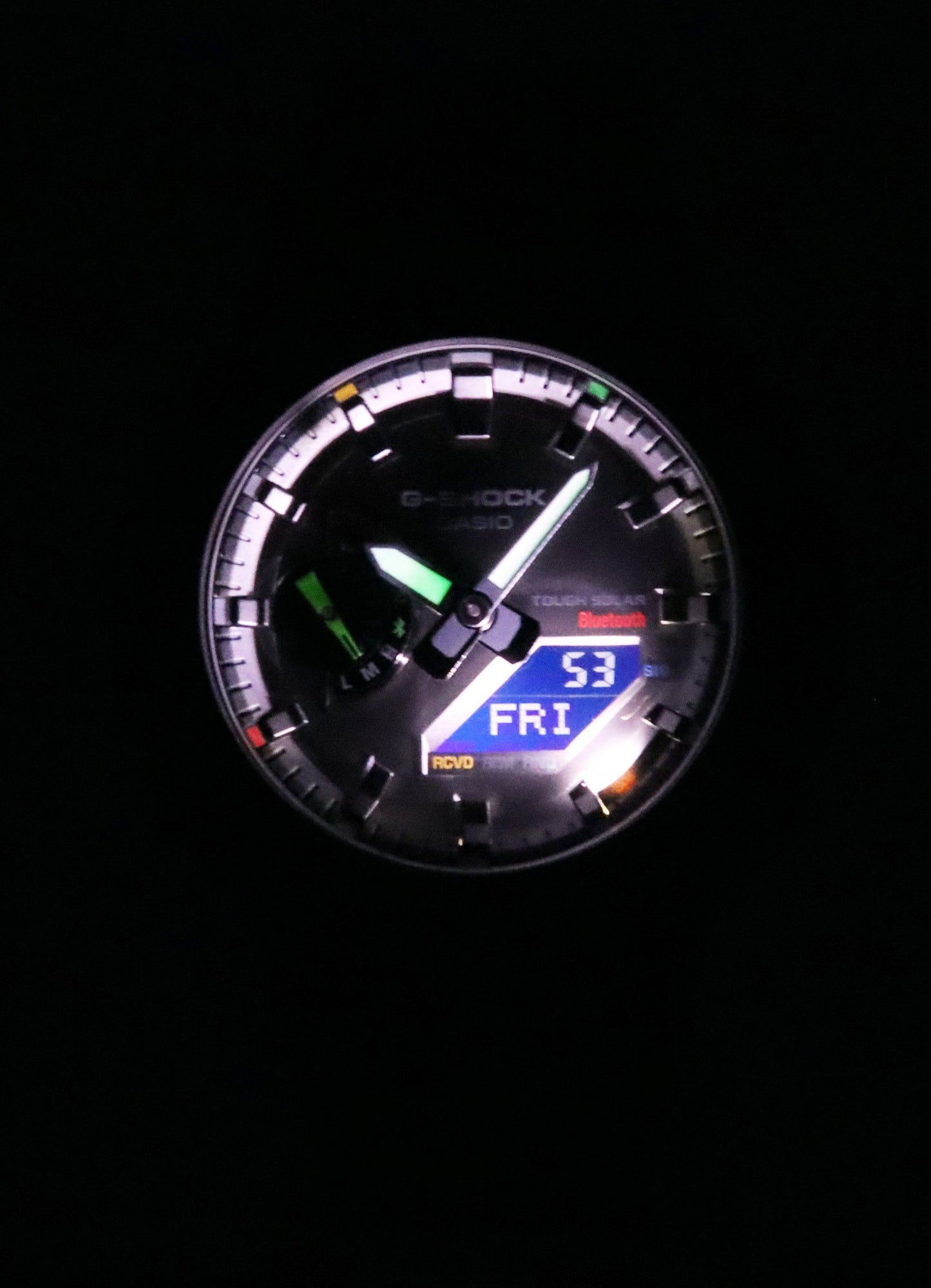 Casio G-Shock Mobile Link Analog Digital Schwarzes Zifferblatt Solar GA-B2100FC-1A 200M Herrenuhr