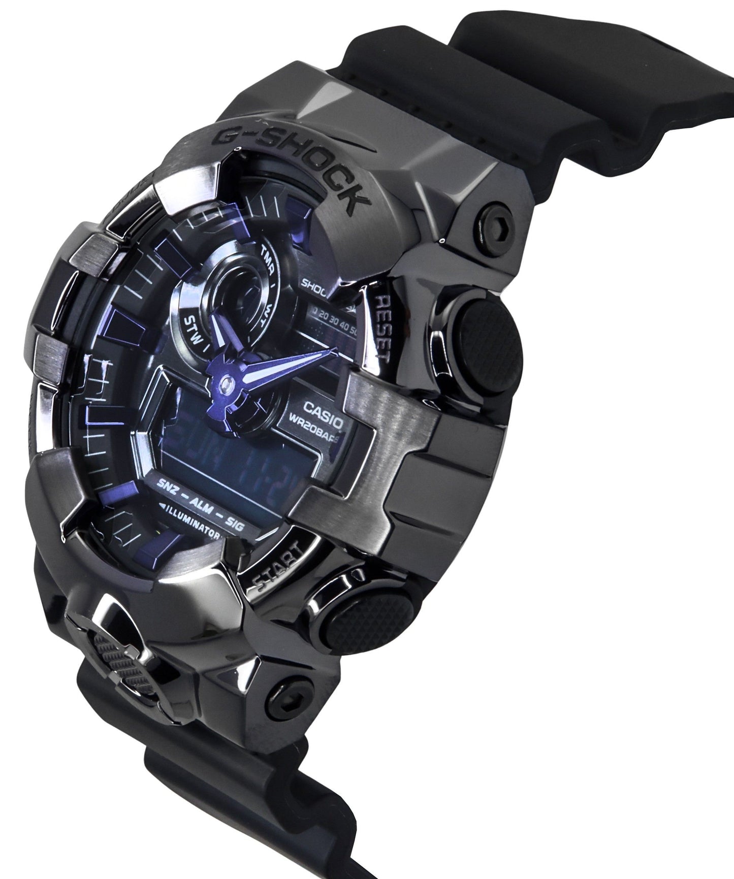 Casio G-Shock G-Steel Analog Digital Resin Strap Graues Zifferblatt Quarz GM-700P-6A 200M Herrenuhr