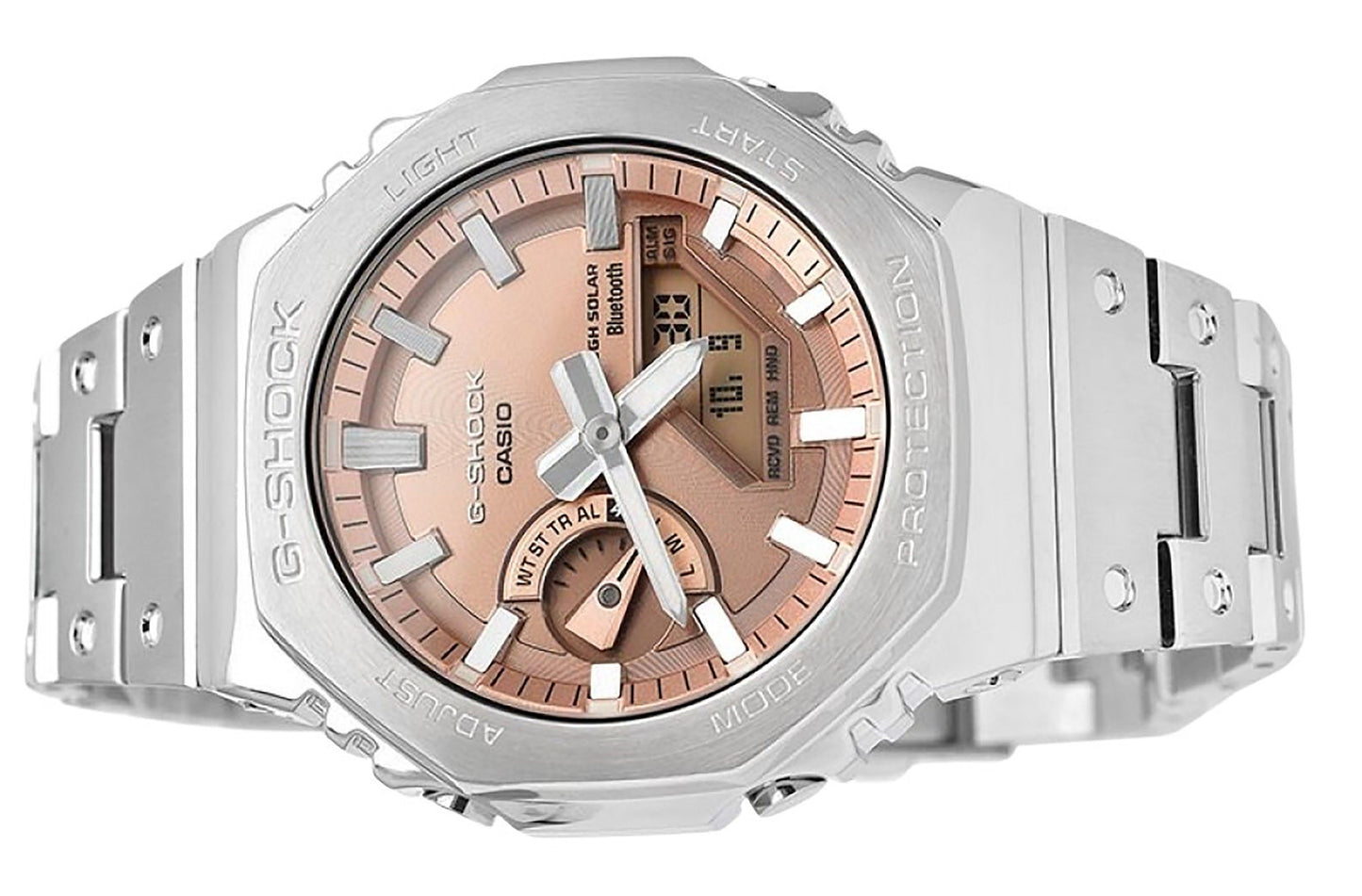 Casio G-Shock Full Metal Analog Digital Smartphone Link Copper Dial Tough Solar GM-B2100AD-5A 200M Herrenuhr