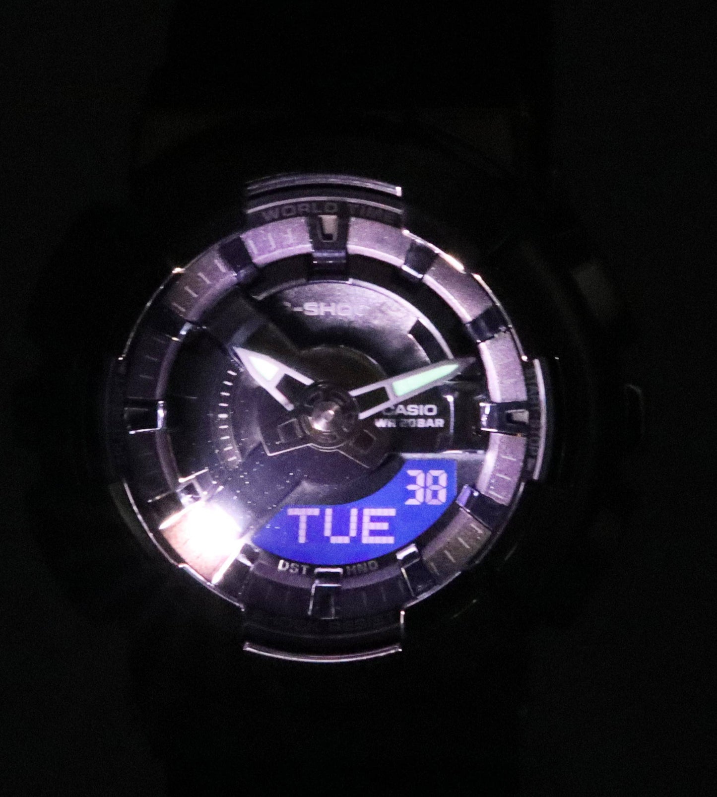 Casio G-Shock Analog Digital Quarz GM-S110B-8A GMS110B-8 200M Damenuhr