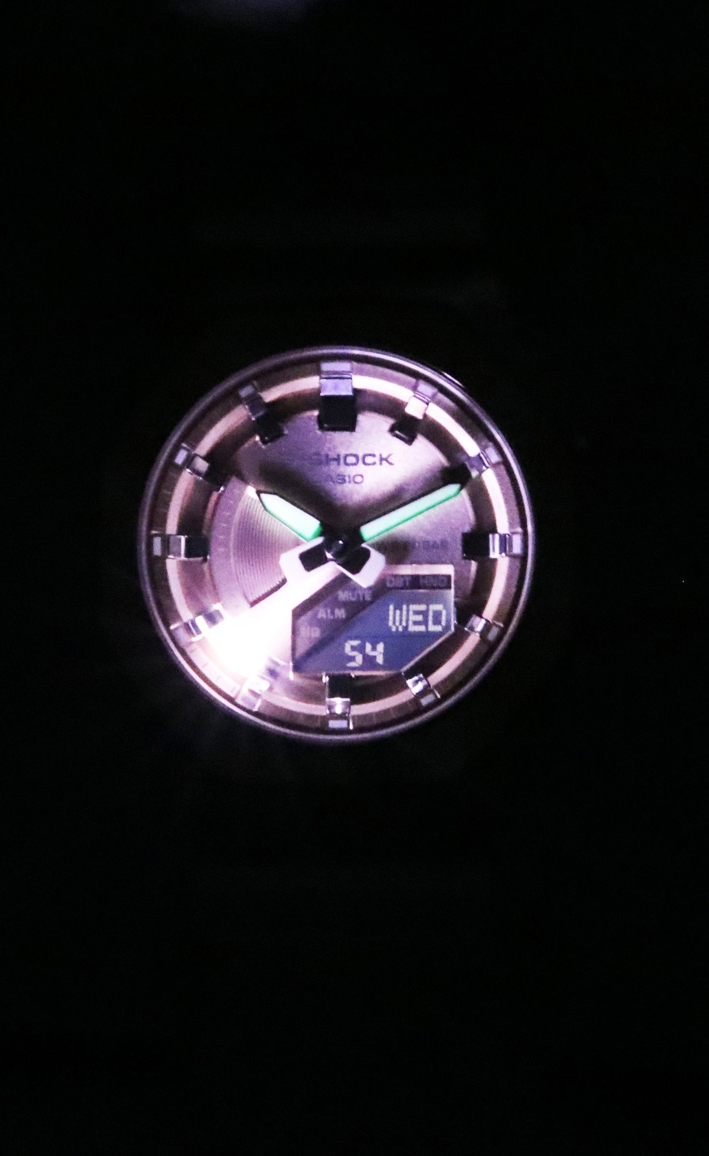 Casio G-Shock Analog Digital Bio-Based Resin Strap Rose Gold Dial Quarz GM-S2100CW-7A 200M Damenuhr