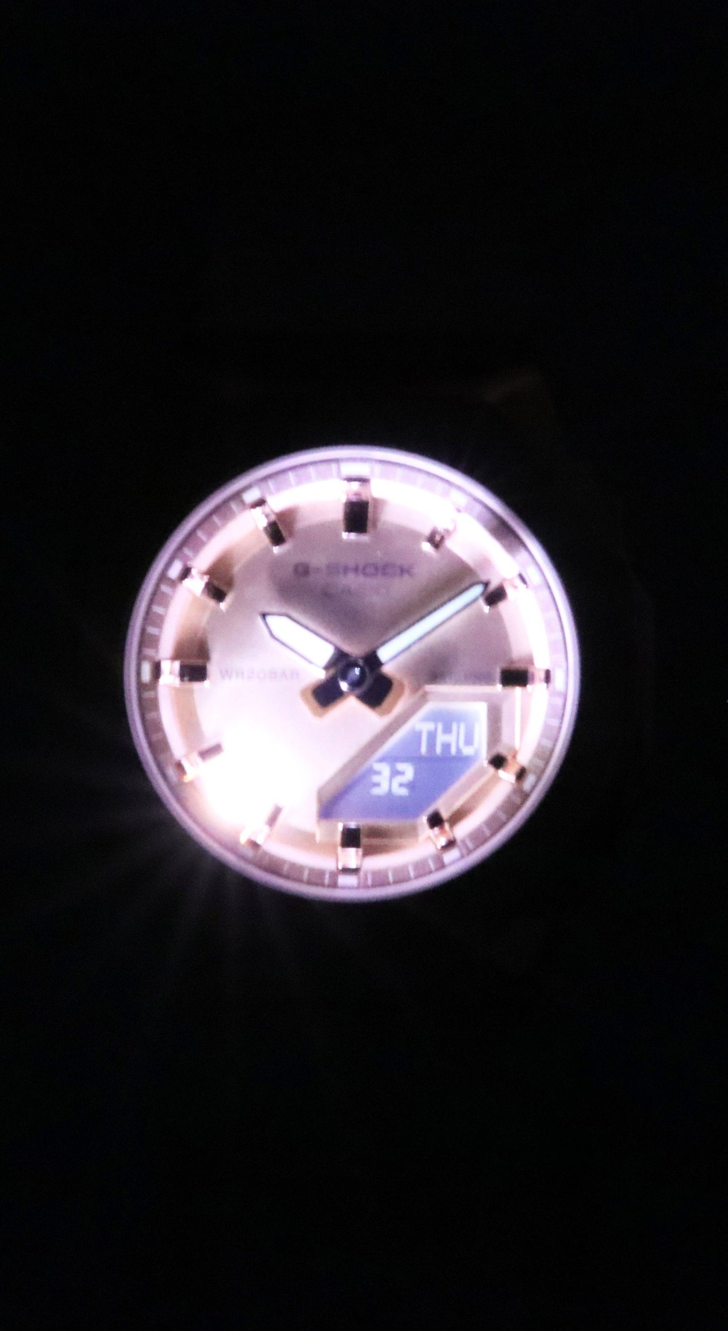 Casio G-Shock Analog Digital Bio-Based Resin Strap Rose Gold Dial Quarz GM-S2110PG-4A 200M Damenuhr
