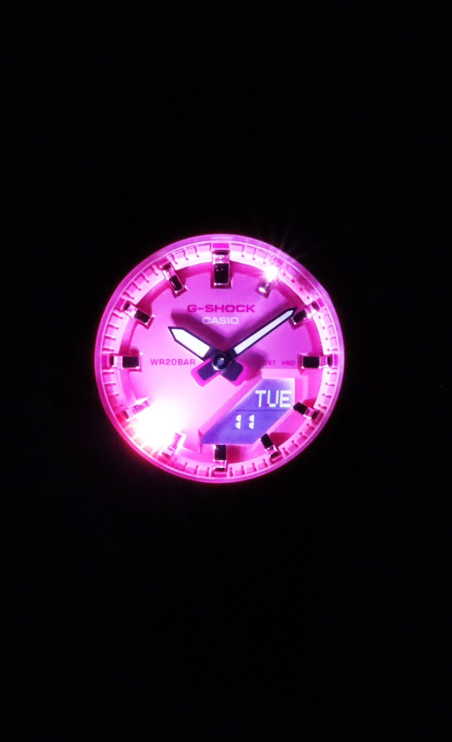 Casio G-Shock Analog Digital Bio-Based Resin Pink Dial Quarz GMA-P2100PP-4A 200M Damenuhr