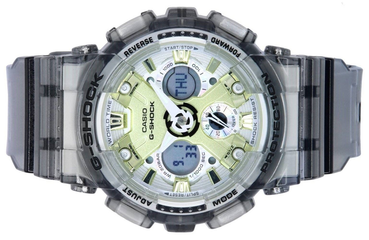 Casio G-Shock GMA Analog Digital Quarz GMA-S120GS-8A GMAS120GS-8 200M Damenuhr
