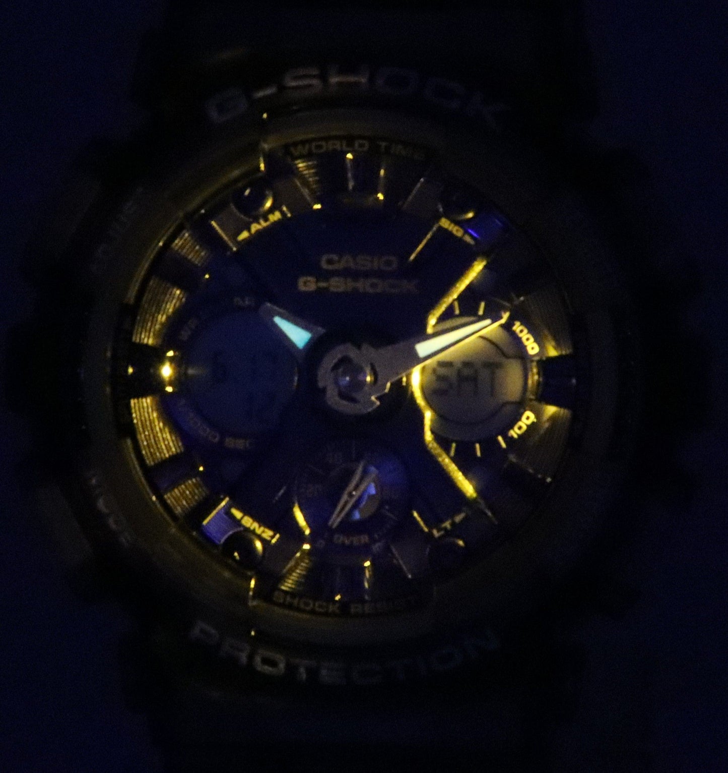 Casio G-Shock Translucent Gray Analog Digital Quarz GMA-S120TB-8A 200M Damenuhr