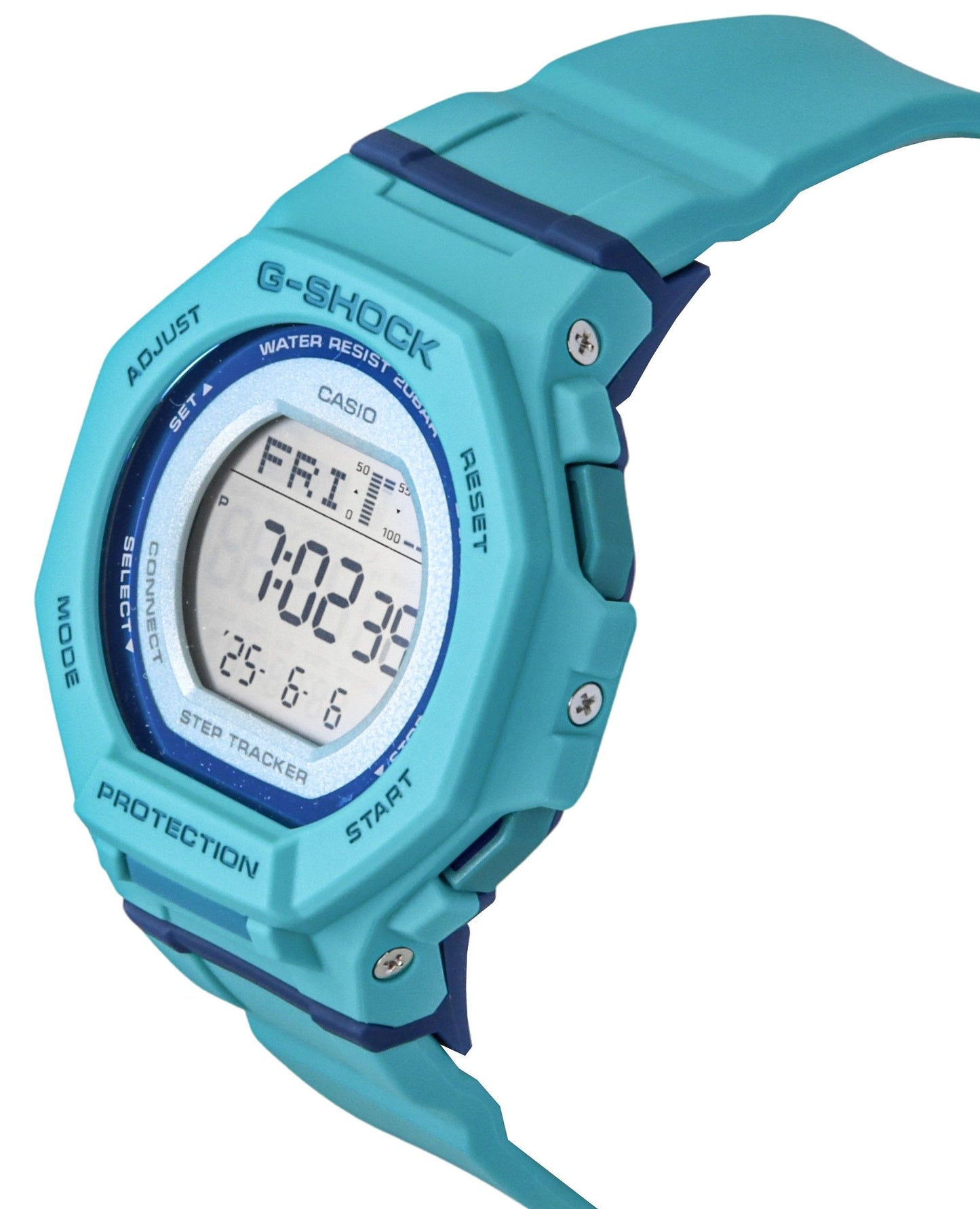 Casio G-Shock G-Squad Digital Smartphone Link Bio-Based Resin Strap Quarz GMD-B300SC-2 200M Damenuhr