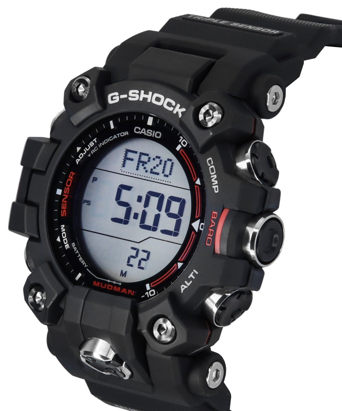 Casio G-Shock Mudman Master Of G-Land Digital Resin Strap Solar GW-9500-1 200M Herrenuhr