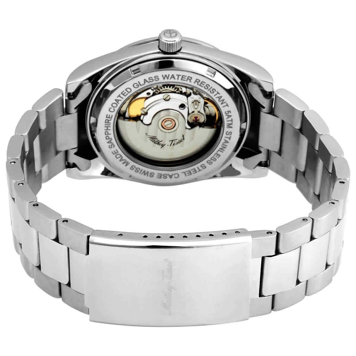 Mathey-Tissot Mathy I Edelstahl Blaues Zifferblatt Automatik H1450ATABU Herrenuhr