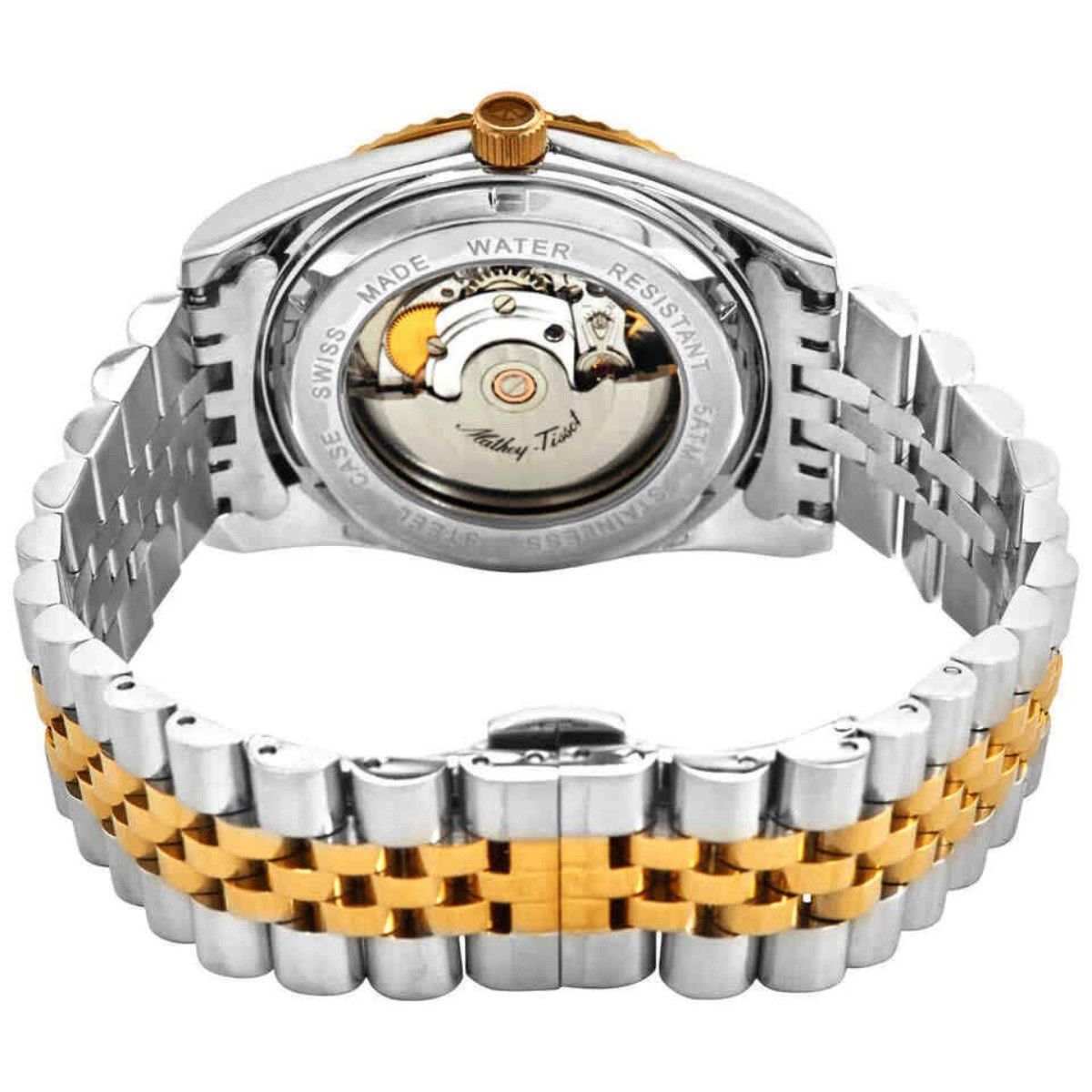Mathey-Tissot Mathy III Automatik Two Tone Edelstahl White Dial H1810ATBI Herrenuhr