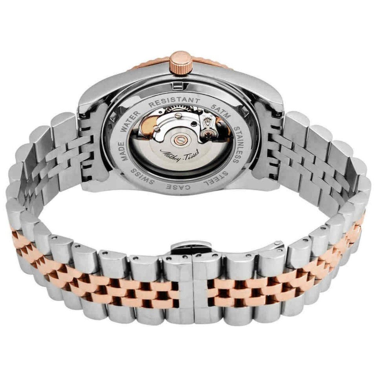 Mathey-Tissot Mathy III Automatik Two Tone Edelstahl Braunes Zifferblatt H1810ATRN Herrenuhr