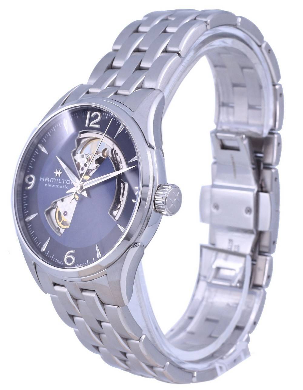 Hamilton Jazzmaster Edelstahl Open Heart Automatik H32705141 Herrenuhr