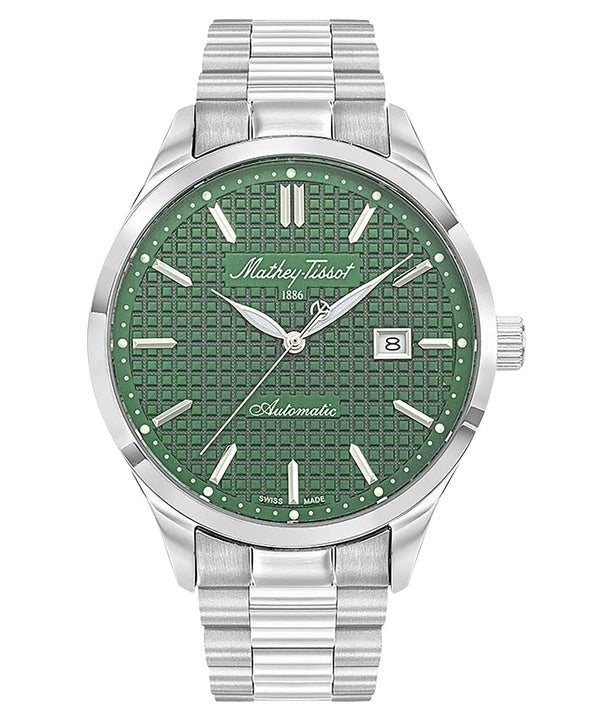 Mathey-Tissot Urban Edelstahl Gr?nes Zifferblatt Automatik H411ATAV Herrenuhr