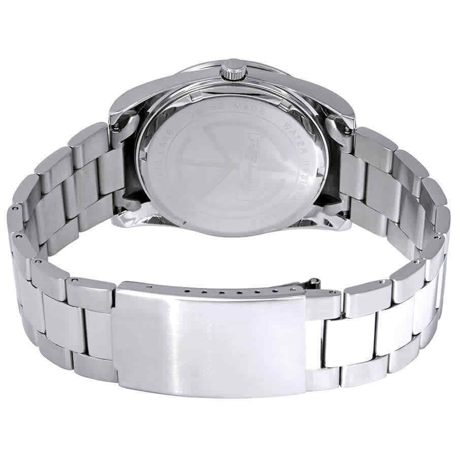 Mathey-Tissot Mathy I Edelstahl Schwarzes Zifferblatt Quarz H450AN Herrenuhr