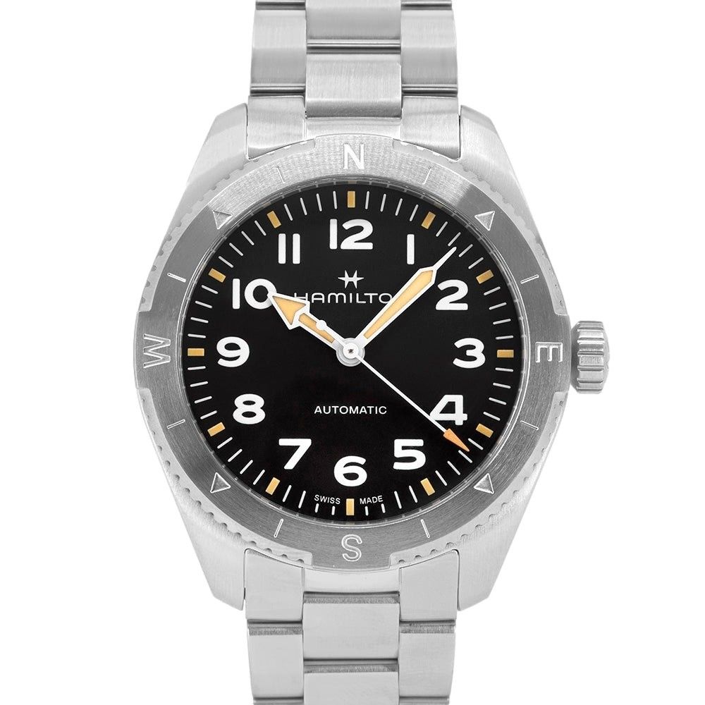 Hamilton Khaki Field Expedition Edelstahl Schwarzes Zifferblatt Automatik H70315130 100M Herrenuhr