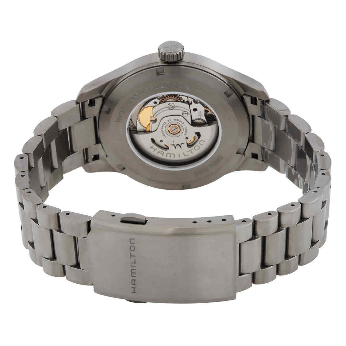 Hamilton Khaki Field Titanium Blaues Zifferblatt Automatik H70545140 100M Herrenuhr