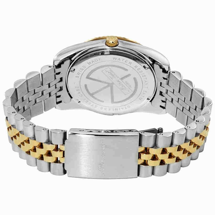 Mathey-Tissot Rolly III Two Tone Edelstahl Braunes Zifferblatt Quarz H810BM Herrenuhr