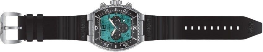 Invicta Pro Diver Chronograph Silicone Strap Turquoise Dial Quarz 47285 100M Herrenuhr