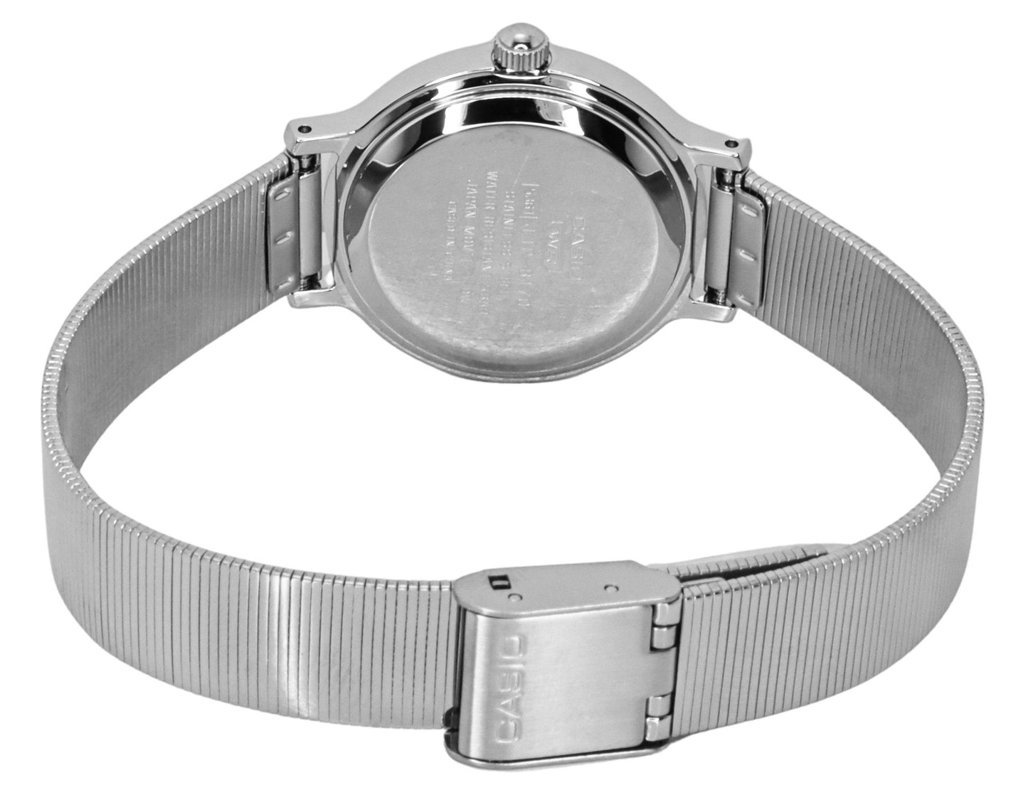 Casio Standard Analog Edelstahl Blaues Zifferblatt Quarz LTP-B170D-2BV Damenuhr