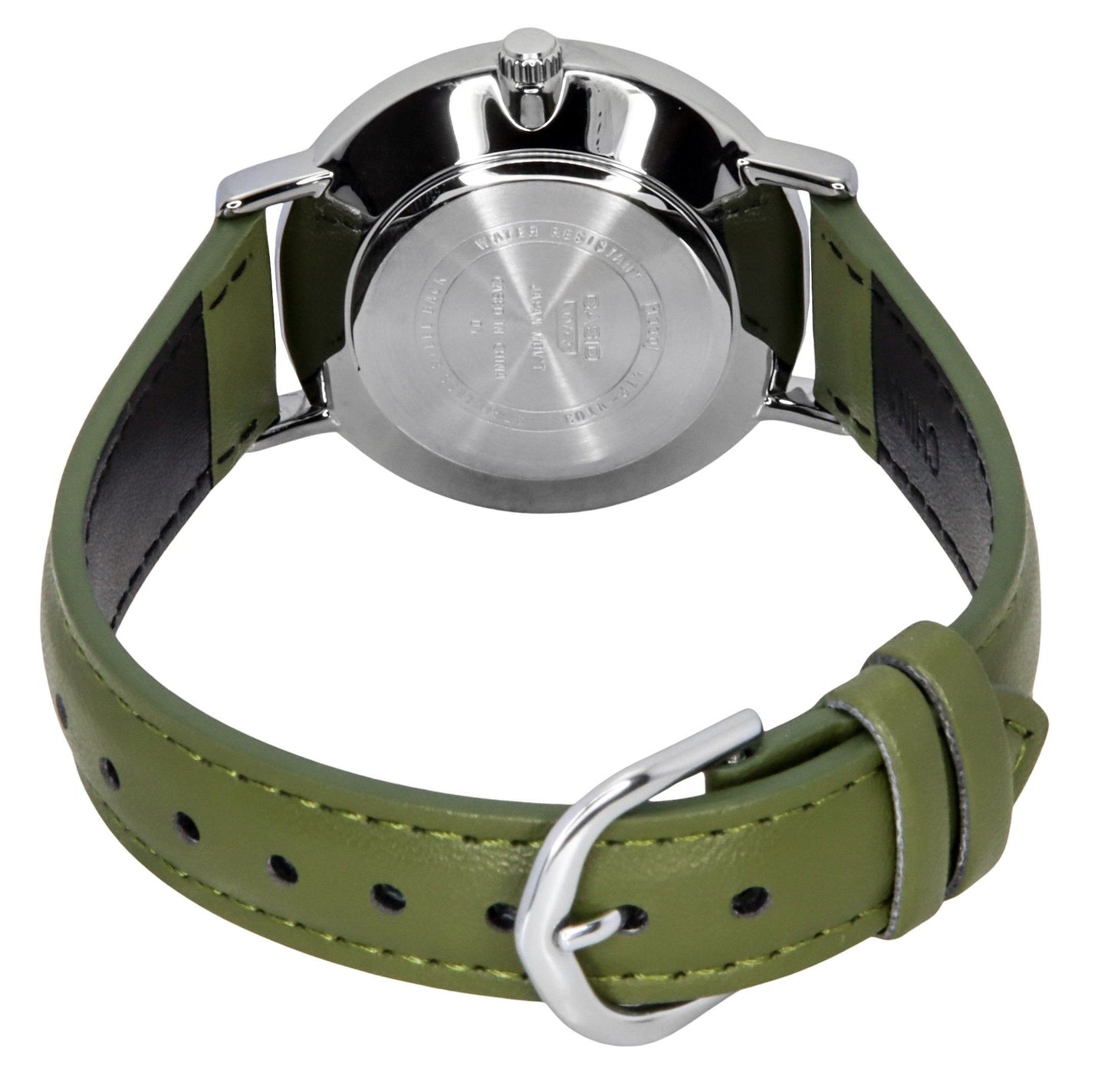 Casio Standard Analog Lederarmband Beige Dial Quarz LTP-VT03L-3B Damenuhr