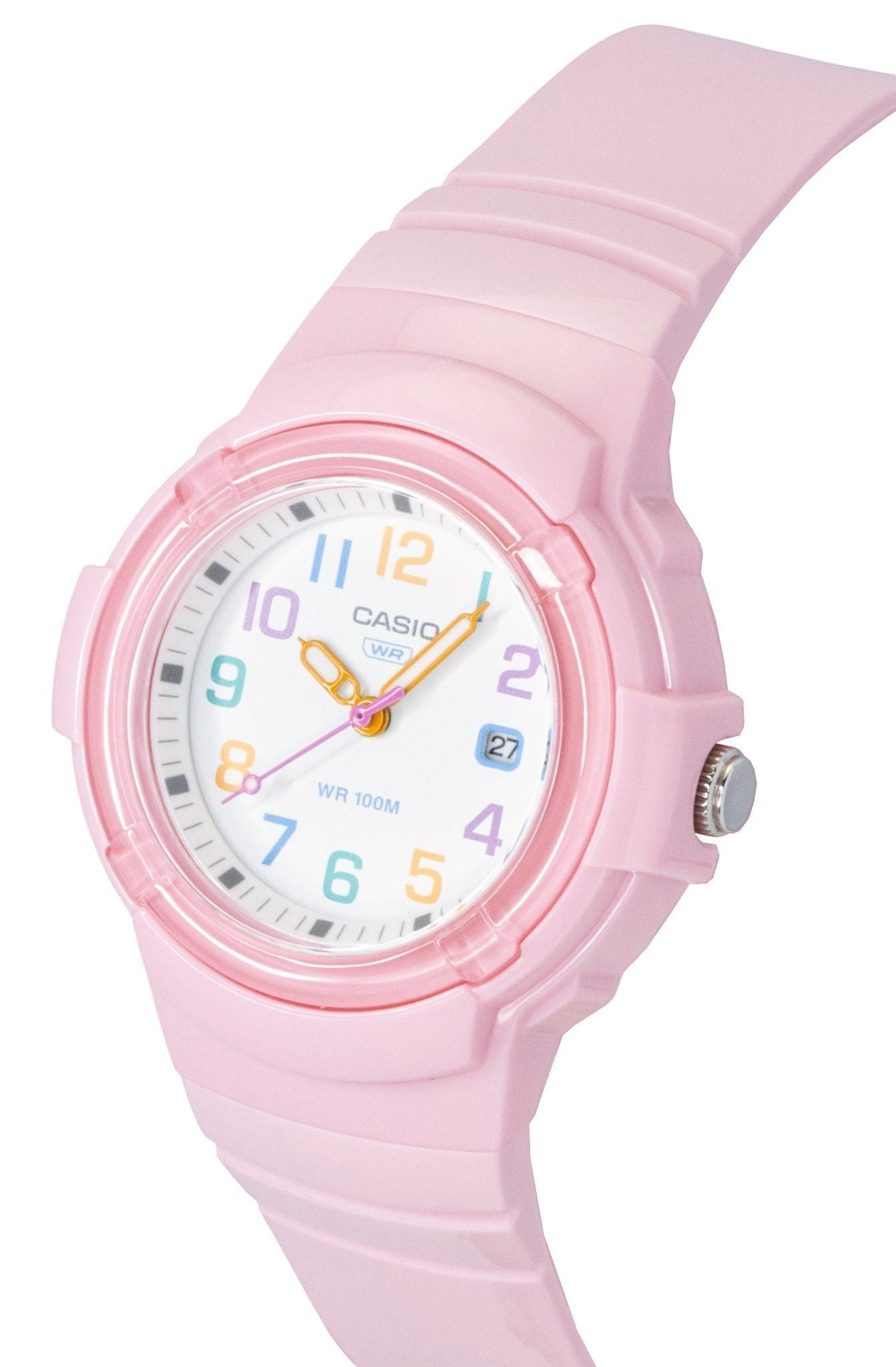 Casio Analog Bio-Based Resin Strap White Dial Quarz LX-800H-4AV 100M Damenuhr