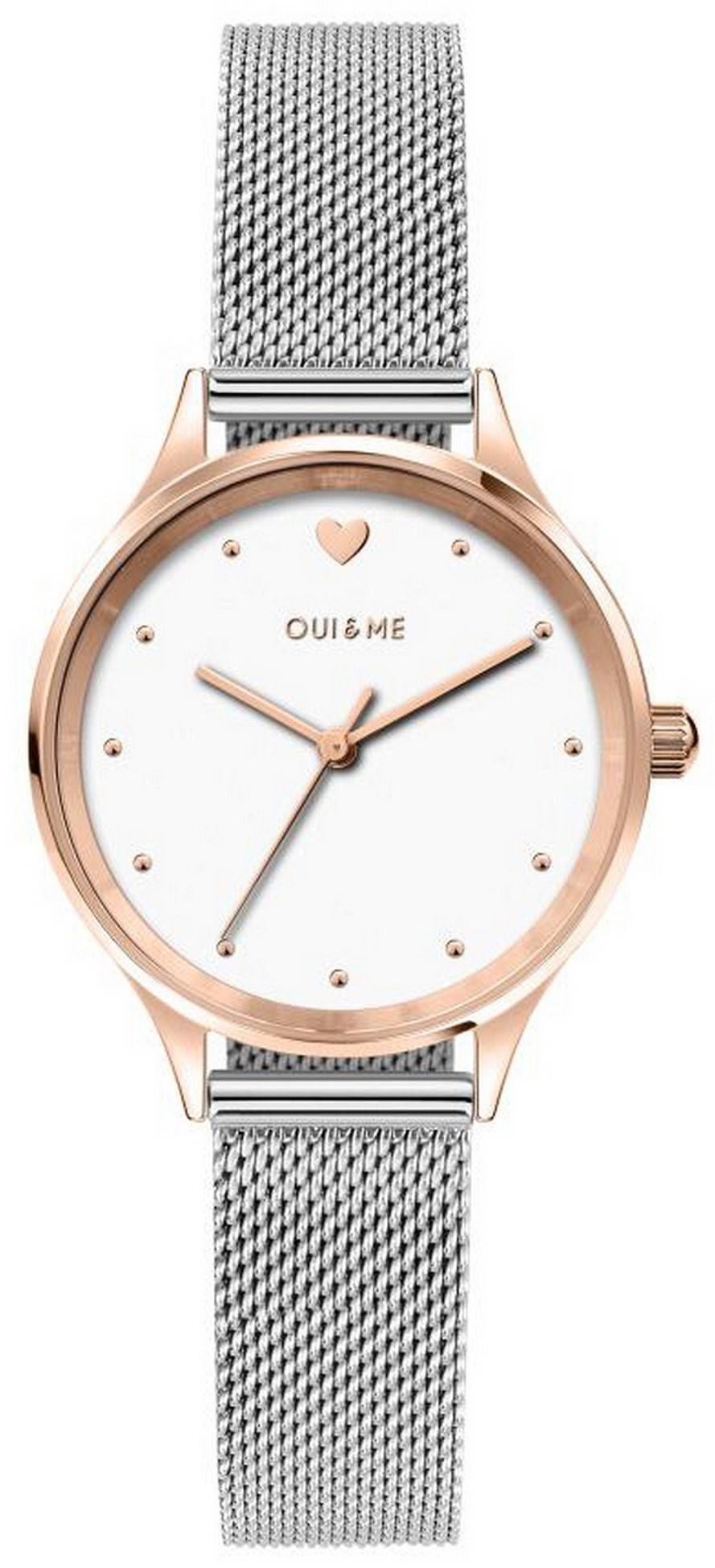 Oui & Me Bichette White Dial Edelstahl Quarz ME010169 Damenuhr