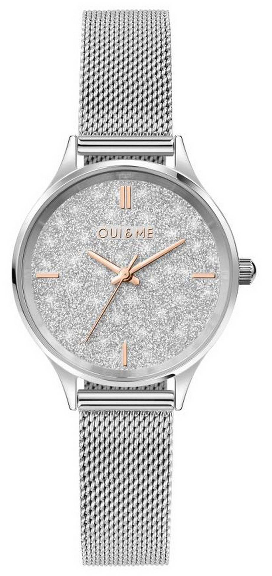 Oui & Me Bichette White Dial Edelstahl Quarz ME010270 Damenuhr