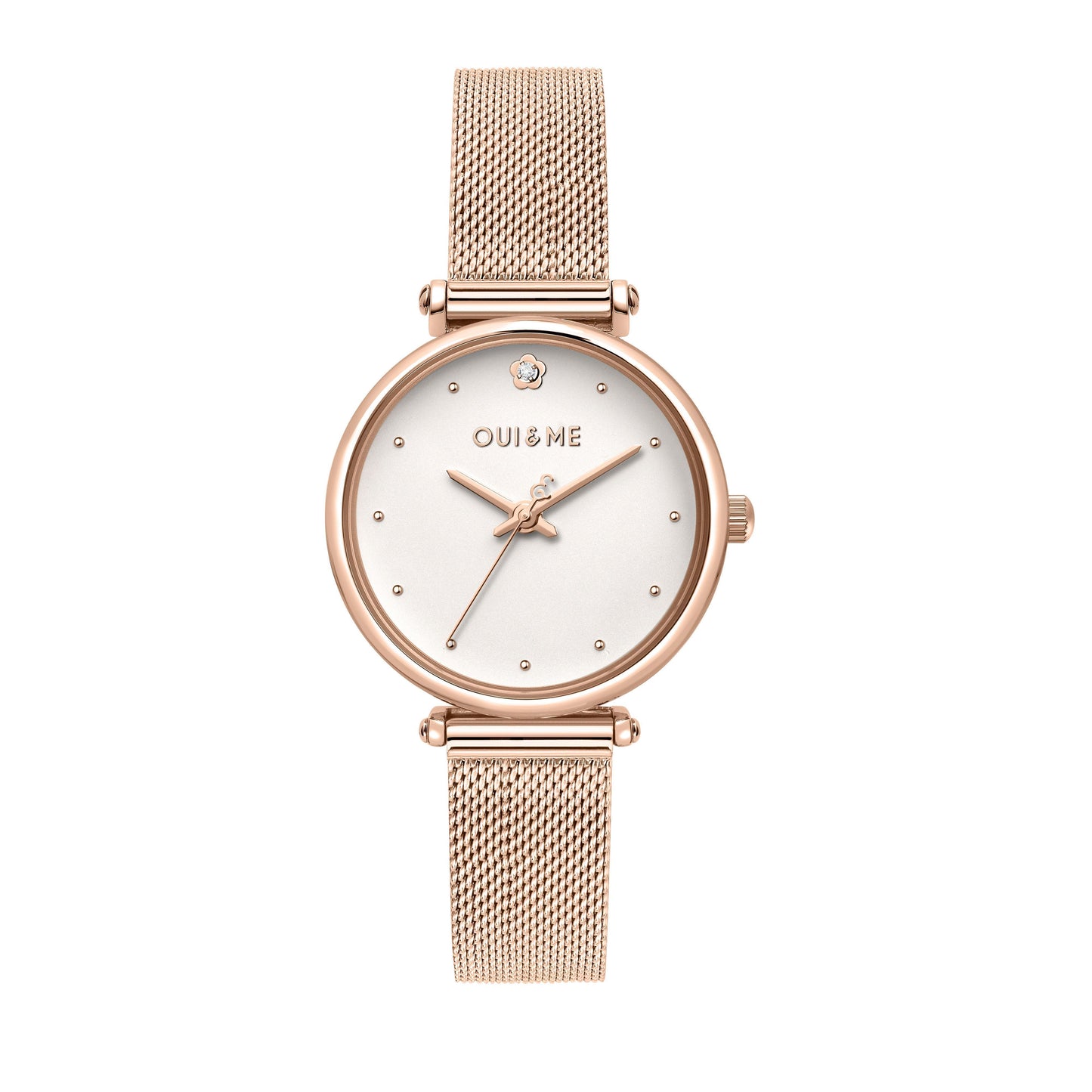 Oui & Me Etoile Rose Gold Edelstahl White Dial Quarz ME010297 Damenuhr