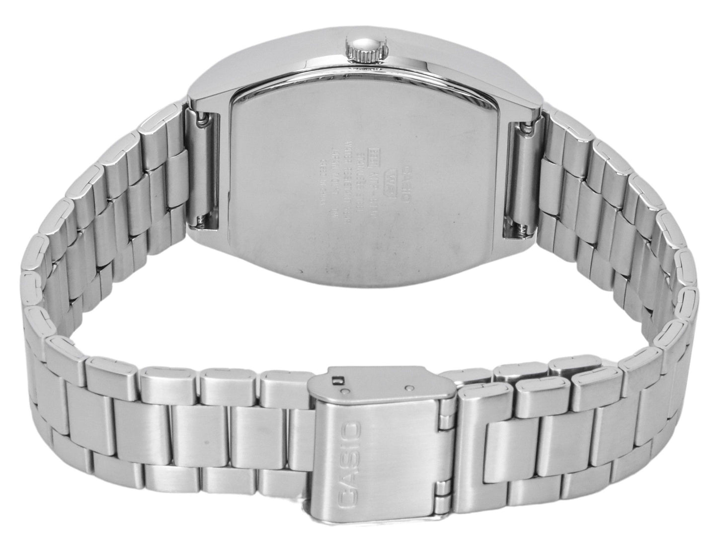 Casio Standard Analog Edelstahl Blaues Zifferblatt Quarz MTP-B140D-2A Herrenuhr