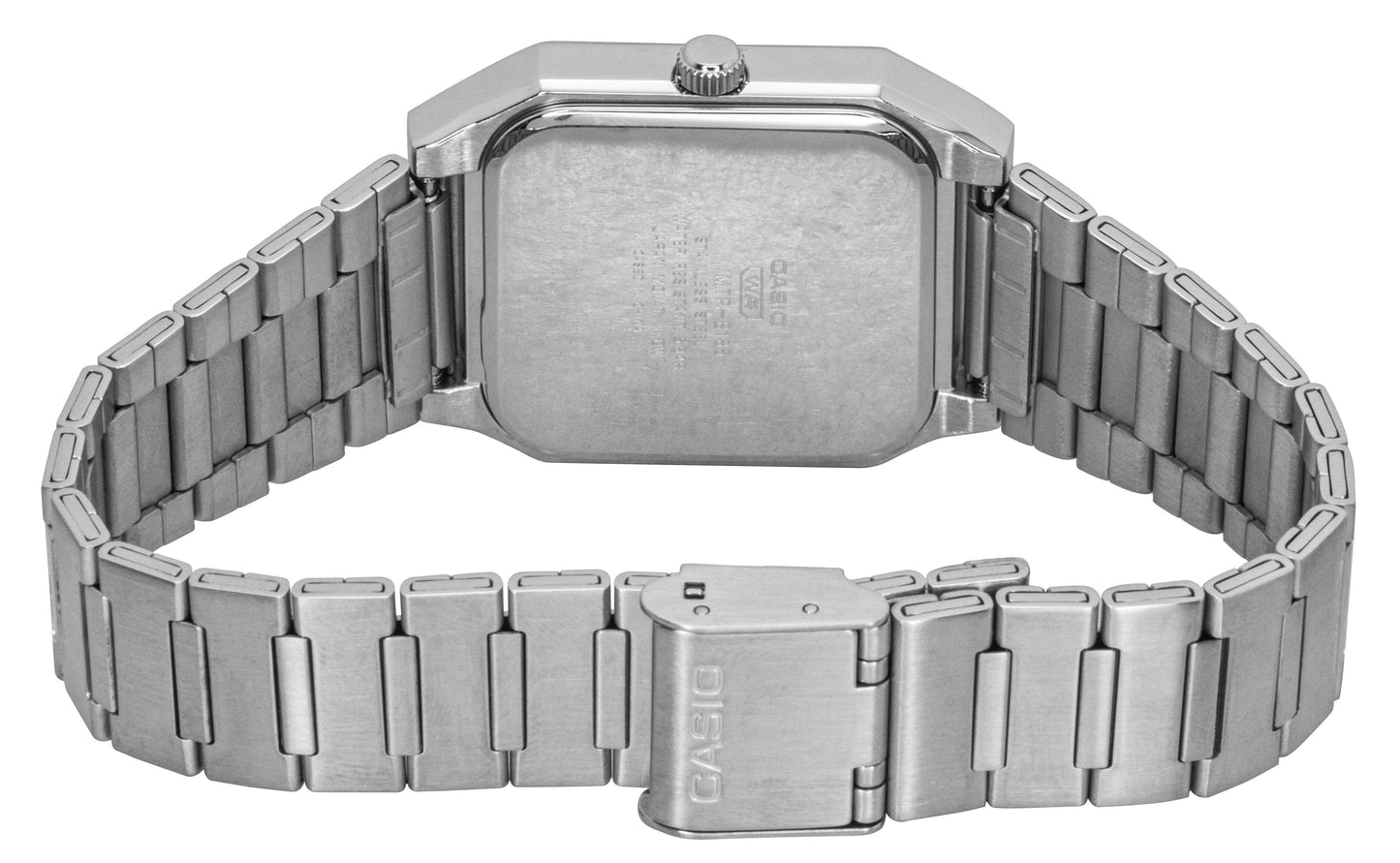 Casio Standard Analog Edelstahl Blaues Zifferblatt Quarz MTP-B185D-2A1V Herrenuhr