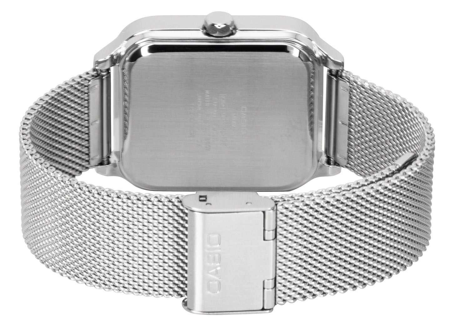 Casio Standard Analog Edelstahl Schwarzes Zifferblatt Quarz MTP-M306M-1AV Herrenuhr