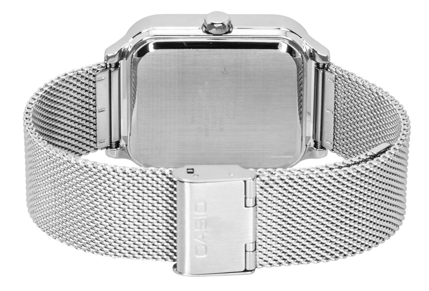Casio Standard Analog Edelstahl Graues Zifferblatt Quarz MTP-M306M-8AV Herrenuhr