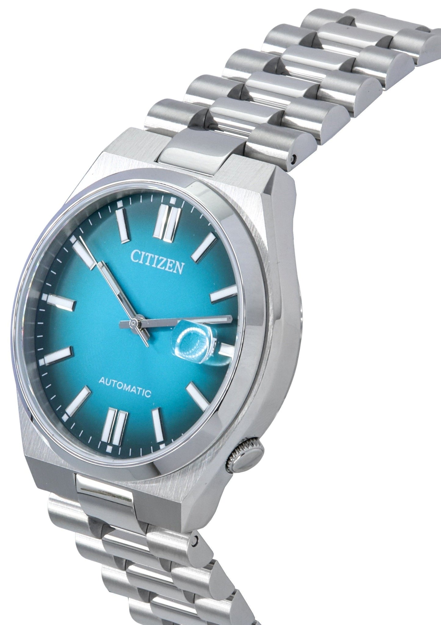 Citizen Tsuyosa Edelstahl Turquoise Dial Automatik NJ0151-88X Herrenuhr