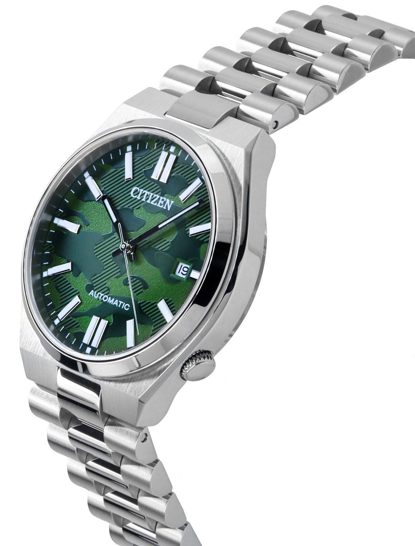 Citizen Tsuyosa Edelstahl Gr?nes Zifferblatt Automatik NJ0159-86X Herrenuhr