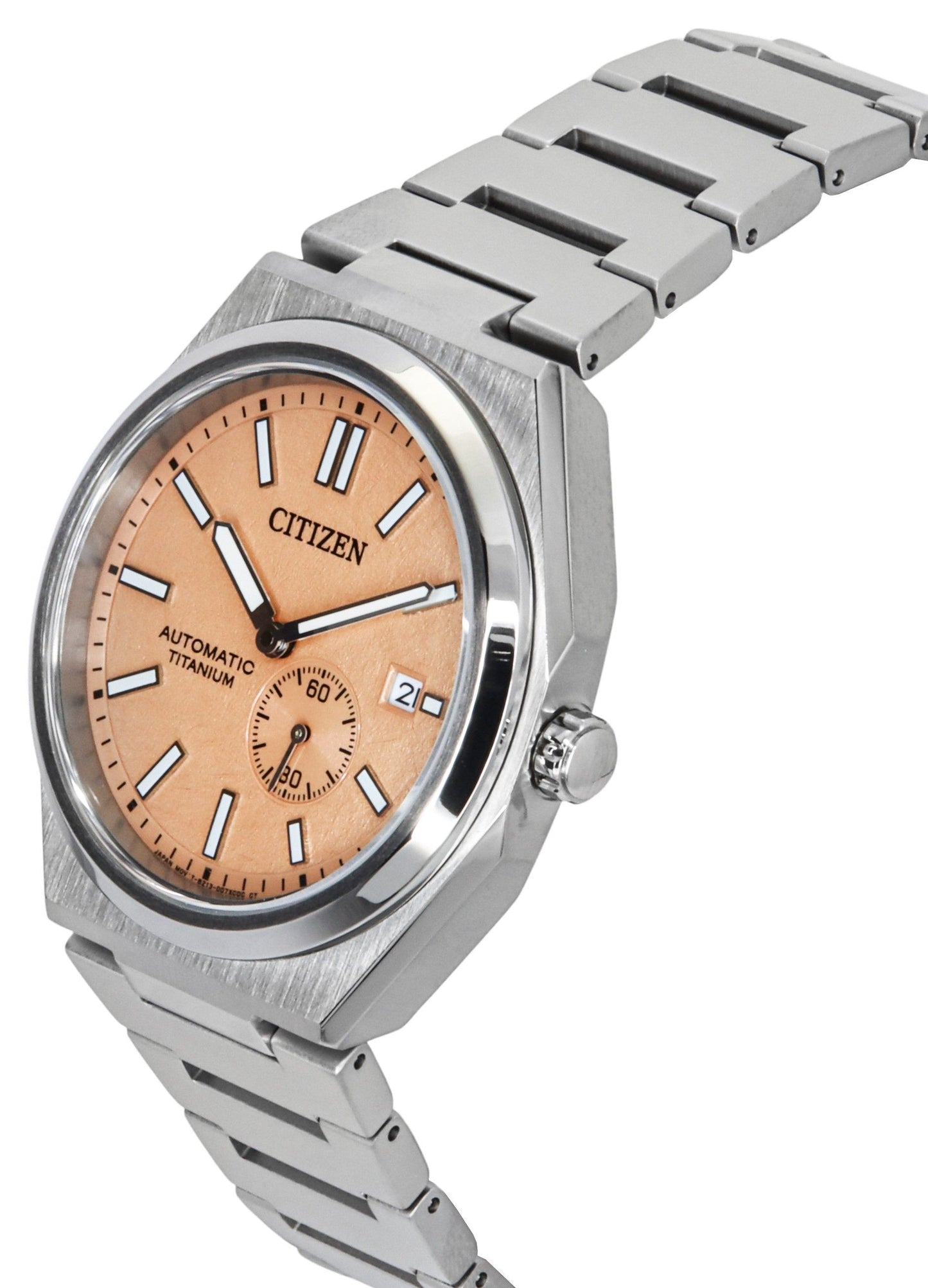 Citizen Zenshin Super Titanium Orange Dial Automatik NJ0180-80Z 100M Herrenuhr