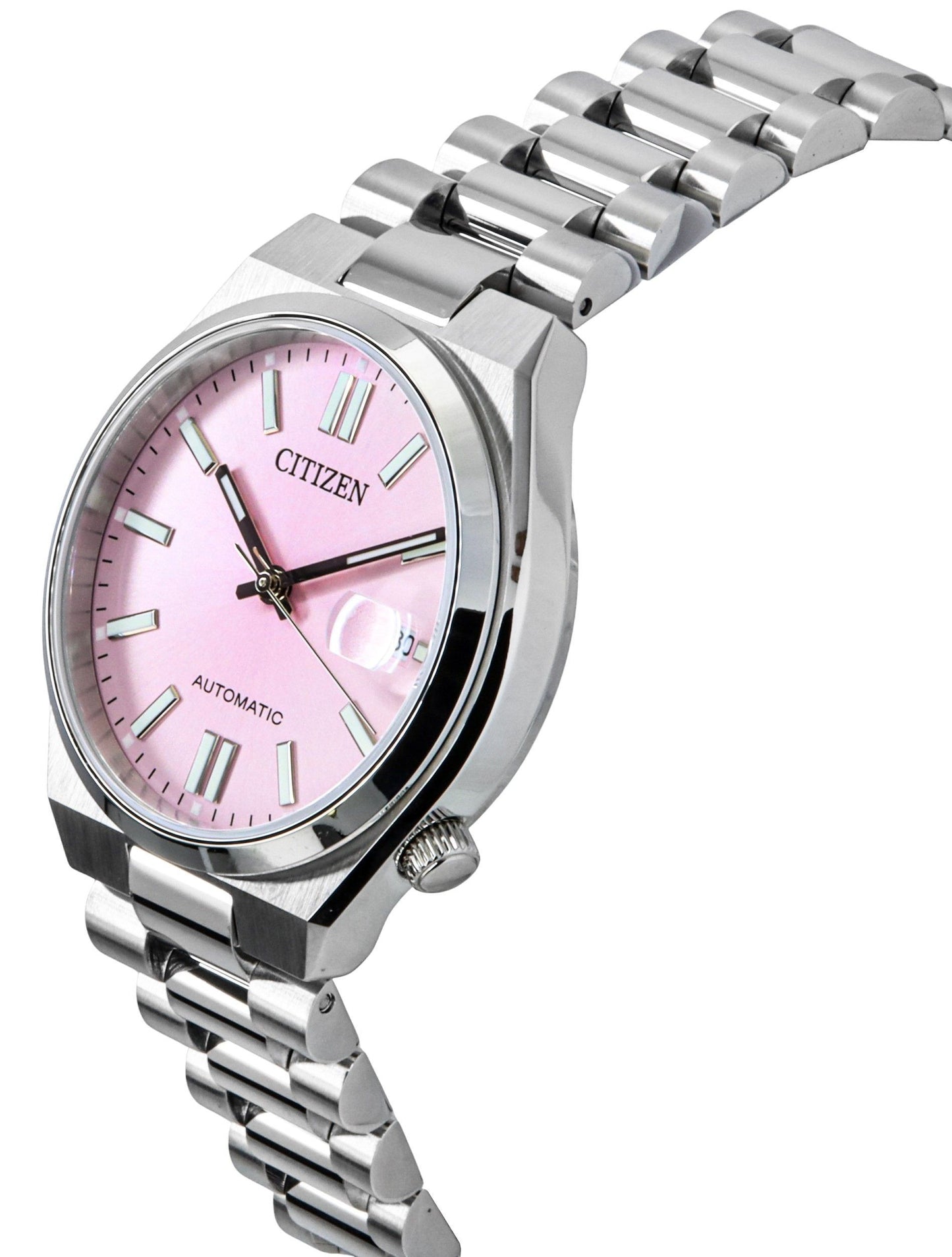 Citizen Tsuyosa Edelstahl Pink Dial Automatik NJ0200-50Z Damenuhr
