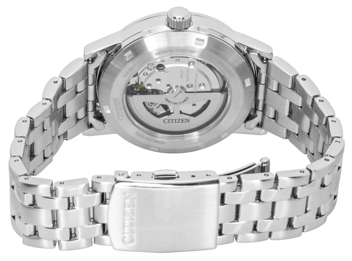 Citizen Edelstahl Gr?nes Zifferblatt Automatik NJ0210-56M Herrenuhr