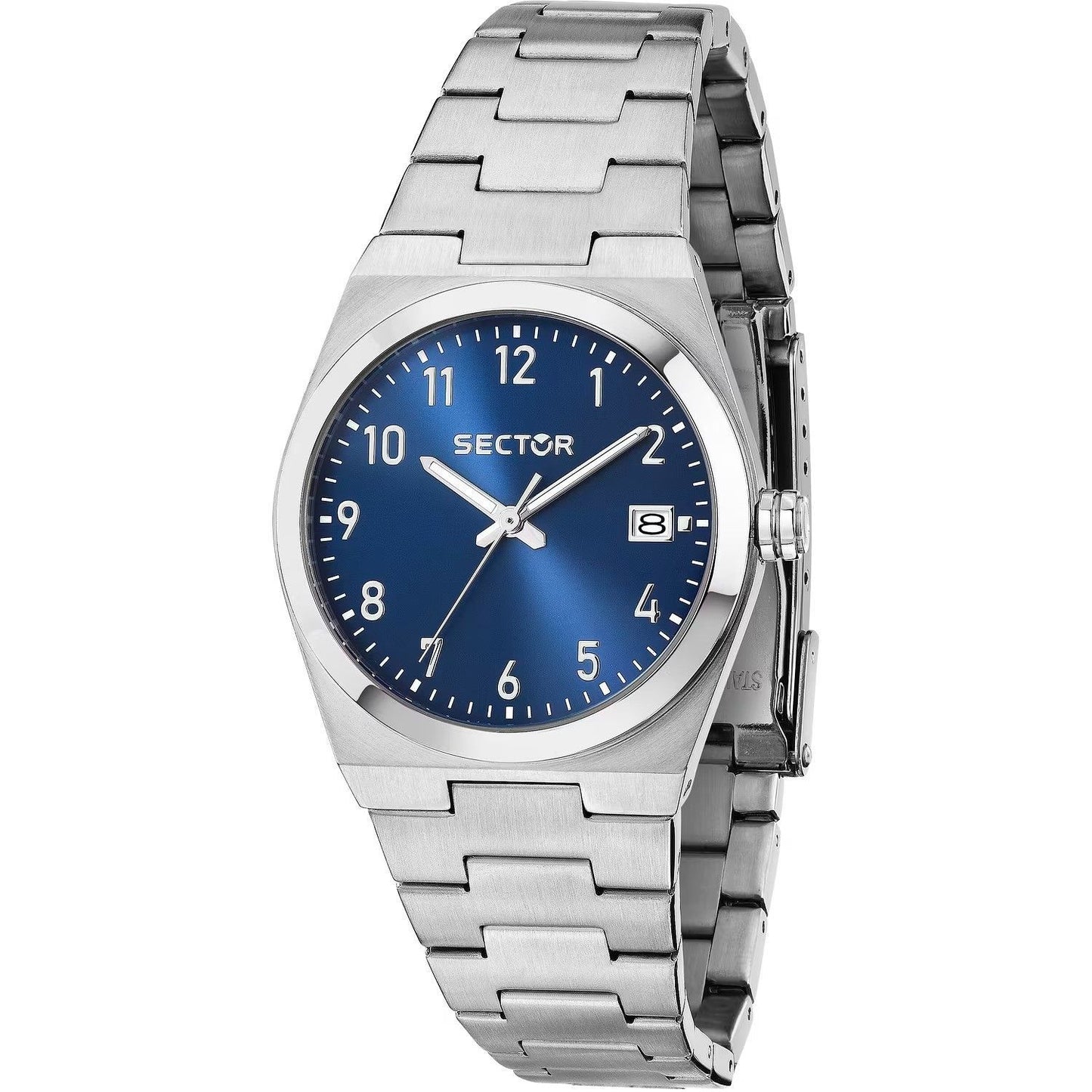 Sector C300 Edelstahl Blaues Zifferblatt Quarz R3253301502 Damenuhr