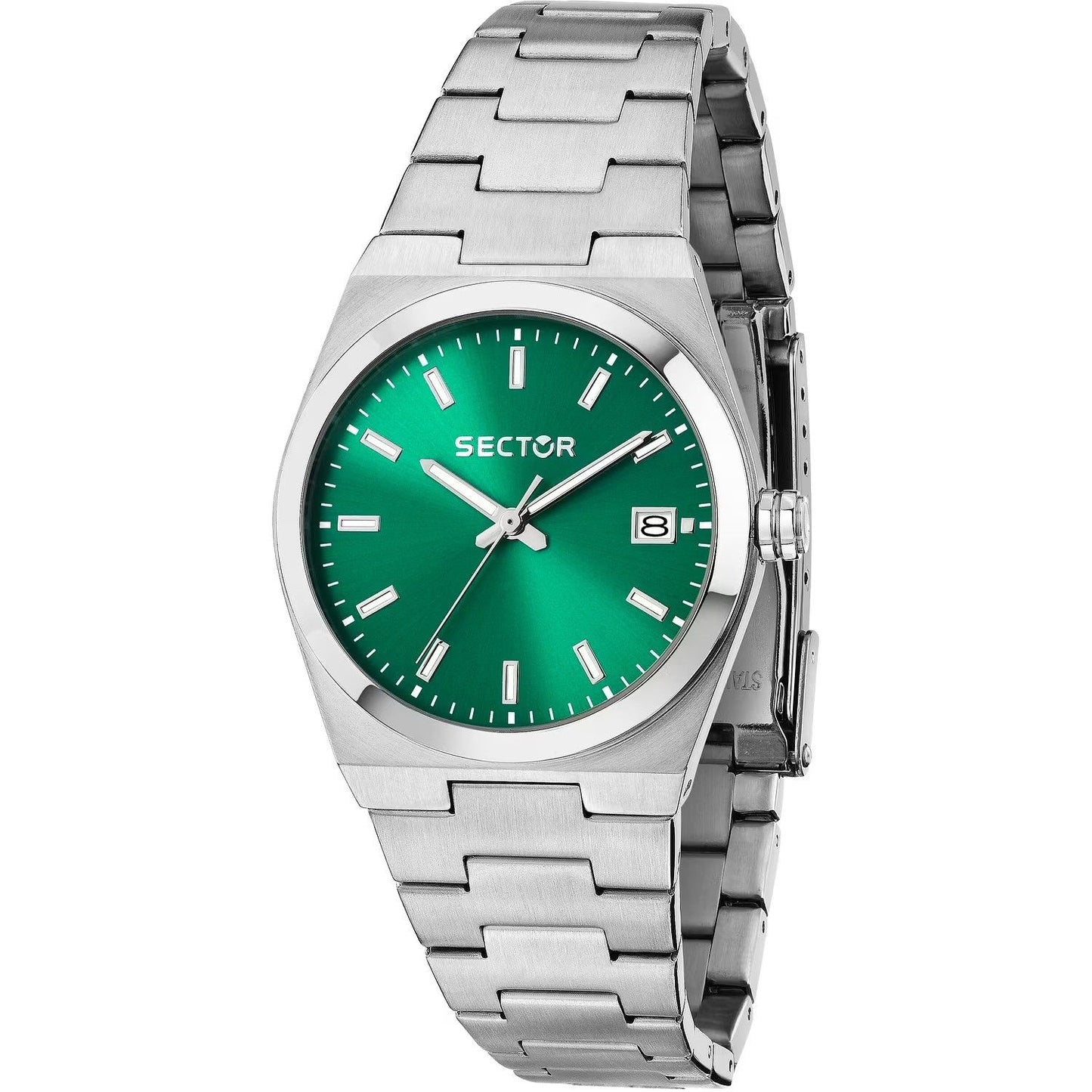 Sector C300 Edelstahl Grünes Zifferblatt Quarz R3253301504 Damenuhr