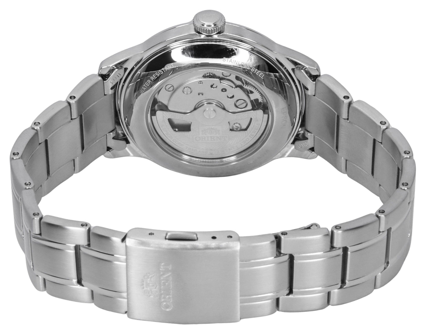 Orient Bambino Edelstahl Light Blaues Zifferblatt Automatik RA-AC0M10L Herrenuhr
