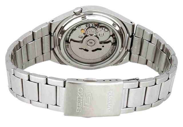 Seiko 5 Date-Day Edelstahl Blaues Zifferblatt 21 Jewels Automatik SNKC51J1 Herrenuhr