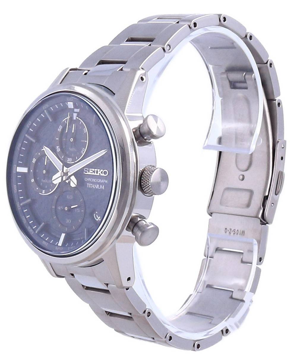 Seiko Discover More Titanium Chronograph Quarz SSB387P1 100M Herrenuhr