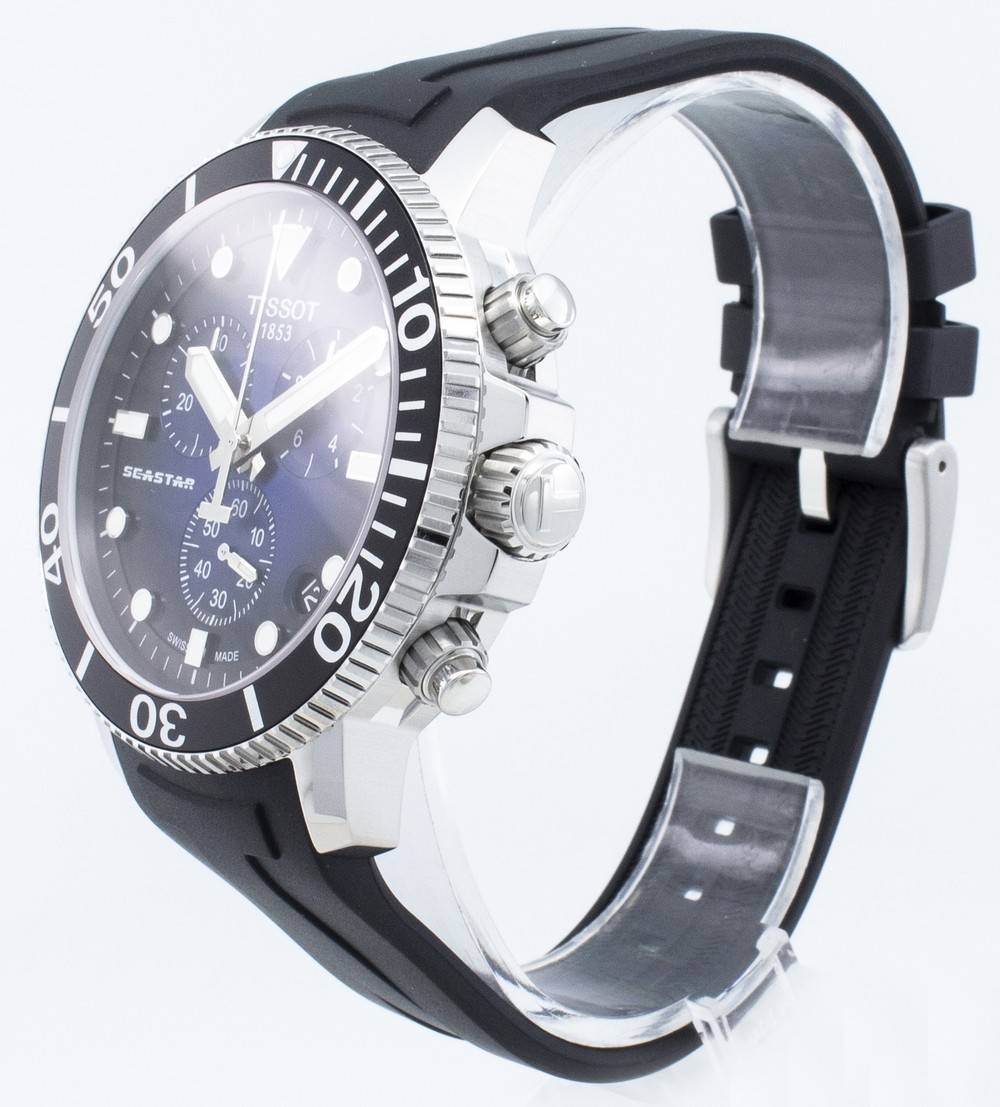 Tissot Seastar 1000 T120.417.17.041.00 T1204171704100 Chronograph 4 Jewels Quarz 300M Herrenuhr