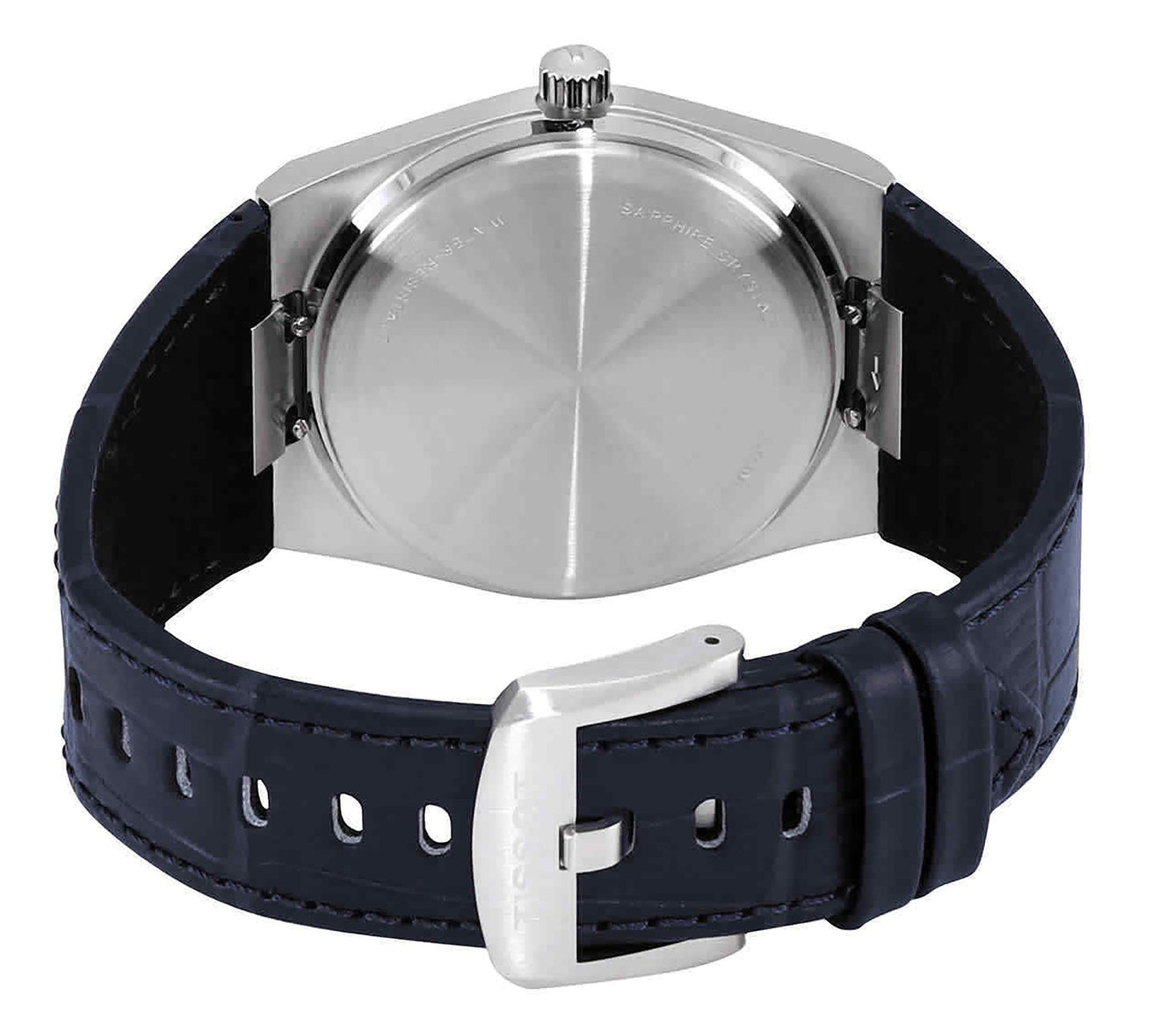 Tissot T-Classic PRX Lederarmband Blaues Zifferblatt Quarz T137.410.16.041.00 100M Herrenuhr